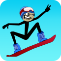 Stickman Snowboarder